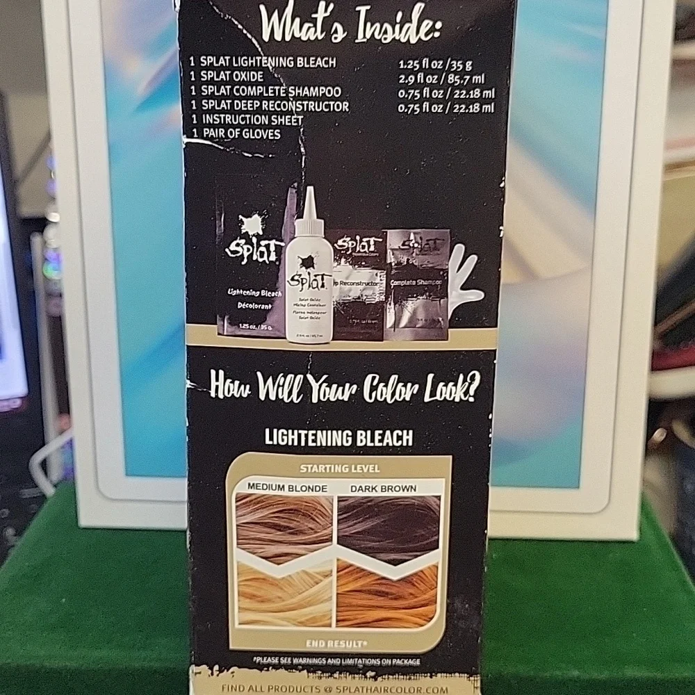 Splat Lightening Bleach Kit 1 Application New Sealed Box